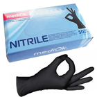 Перчатки нитриловые, черные MediOk Nitrile XS - изображение 1
