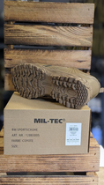 Кросівки тактичні Mil-Tec 42р. COYOTE ′GERMAN STYLE′ OUTDOOR SPORT SHOES (12883005-270-42) - зображення 7