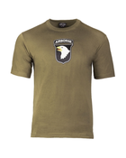 Футболка тактична MIL-TEC Армійська Бавовняна Airborne ′101ST′ Olive XL (11052001-905-XL) - изображение 1