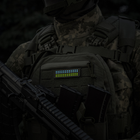 Флаг Украины нашивка Ranger M-Tac Laser Green/Yellow/Blue/GID Cut 25х80 - изображение 4