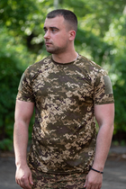 Мужская тактическая пиксельная футболка с липучкой под шеврон Coolmax 54 - изображение 3