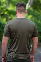 Чоловічі футболки Jersey потовідвідна еластична Хакі 52 - изображение 4