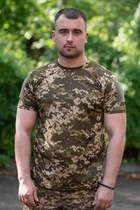 Мужская тактическая пиксельная футболка с липучкой под шеврон Coolmax 58 - изображение 2