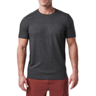 Футболка тактична потовідвідна 5.11 Tactical PT-R Charge Short Sleeve Top 2.0 Black Heather 2XL (82128-135)