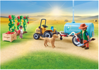 Набір фігурок Playmobil Country Tractor With Trailer And Water Tank 117 предметів (4008789714428) - зображення 6