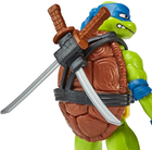 Фігурка Nickelodeon Turtles Mutant Mayhem Leonardo з аксесуарами 12 см (0043377832812) - зображення 3