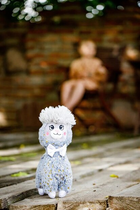 Іграшка для дітей InnoGIO GIOplush GIO Alpaca Gray Cuddly GIO-828 сіра (5903317816904) - зображення 13