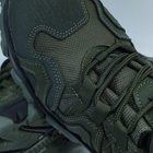 Тактичні кросівки демісезонні Оливки (оливкова, зелена) nubuk/cordura r.45 - зображення 10