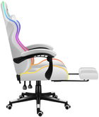 Fotel gamingowy Huzaro Force 4.7 RGB White - obraz 4