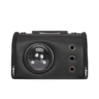 Сумка для переноски кошек и собак CosmoPet CP-19 с иллюминатором 43x29x23 см Черный