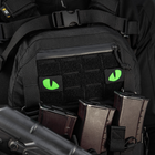 Нашивка M-Tac Tiger Eyes Laser Cut (пара) Black/Green/GID - зображення 9