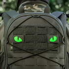 Нашивка M-Tac Tiger Eyes Laser Cut (пара) Ranger Green/Green/GID - зображення 11