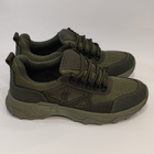 Тактичні кросівки літні Olive Classic (олива, зелені) нубук/сітка велика р. 41 - зображення 5