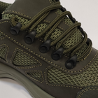 Тактические кроссовки летние Olive Classic (олива, зеленые) нубук/сетка крупная р. 44 - изображение 7