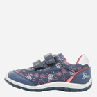 Дитячі кросівки для дівчинки Geox B8233A0QB54-C4117 24 Темно-синій/Рожевий (8058279233911) - зображення 1