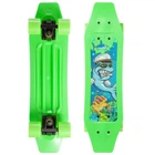 Скейтборд пластиковый Fish Duckbill Shark Sprinter 58 см FI-418 салатовый