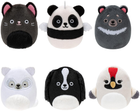 Набір м'яких іграшок Squishmallows Squishville Black and White Squad 6 шт (0191726877035) - зображення 2