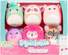 Набір м'яких іграшок Squishmallows Squishville Safari Squad 6 шт (0191726877028) - зображення 1