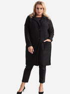 Пальто осіннє жіноче Karko K250 42-44 Чорне (5903676015000) - зображення 3