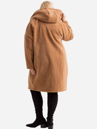Пальто осіннє з капюшоном жіноче Karko K263 42-44 Бежеве (5903676015697) - зображення 2