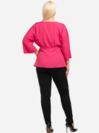 Блузка жіноча Karko B954 48 Яскраво-рожева (5903676006848) - зображення 2