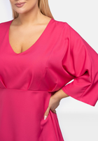 Блузка жіноча Karko B954 46 Яскраво-рожева (5903676006831) - зображення 5