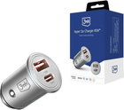 Ładowarka samochodowa 3MK Hyper Car Charger 45W Silver (5903108527231) - obraz 4