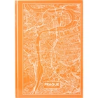 Книга обліку А4 96 л тв палітурка клітка Maps Prague (8422-542-A)