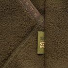 Тактическая M-Tac кофта Lite Microfleece Hoodie Army Olive олива 2XL - изображение 5