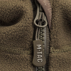 Тактическая M-Tac кофта Lite Microfleece Hoodie Army Olive олива 3XL - изображение 4