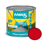 Грунт-эмаль 3 в 1 Miks Color красная 2.3кг