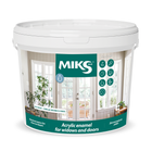 Акриловая эмаль для окон и дверей Miks Color белая 2.5л