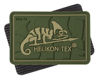 Шеврон Helikon-tex® Logo - ПВХ - Олив Green (opt-M-T-1163) - зображення 1