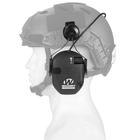 Тактичні навушники Walker's Razor W1+ для шолому black дротові накладні - зображення 3