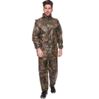 Костюм-дождевик с капюшоном тактический XL комплект штаны+куртка Камуфляж Лес (D-2019091610) - изображение 1