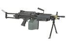 Кулемет FN M249 PARATROOPER LMG - Black [A&K] (для страйкболу) - зображення 9
