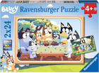 Набір пазлів Ravensburger Bluey 26 x 18 см 2 x 24 деталей (4005556057115) - зображення 1