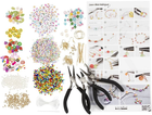 Набір для створення прикрас Creativ Company Starter Craft Kit Jewellery Vibrant Colours (5712854587679) - зображення 4