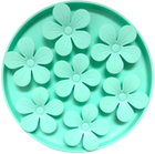 Килимок для повільного годування Confetti Dogs Flower & Leaves Lick Mat Зелений 20 x 20 x 2 см (5744004180652) - зображення 1