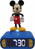 Lampka nocna-budzik Lexibook Nightlight Alarm Clock With Sounds Mickey (3380743101088) - obraz 2