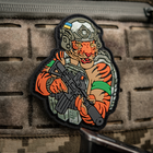 Тигр скотч нашивка Зелений PVC MМ14 M-Tac - изображение 4