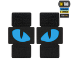 Нашивка Tiger M-Tac Laser Eyes Cut Black/Blue/GID (пара) - изображение 1