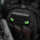 Нашивка Tiger M-Tac Laser Eyes Cut Black/Green/GID (пара) - изображение 5