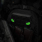 Нашивка Tiger M-Tac Laser Eyes Cut Black/Green/GID (пара) - изображение 6