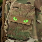 Нашивка M-Tac Laser Eyes Cut Coyote/Green/GID Cat - изображение 14