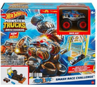 Набір машинок Hot Wheels Monster Trucks Arena Smashers Race Ace Вежа з шин Базовий виклик 2 шт (0194735136568) - зображення 2