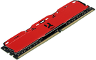 Pamięć Goodram DDR4-3200 32768MB PC4-25600 (Kit of 2x16384) IRDM X Red (IR-XR3200D464L16A/32GDC) - obraz 3