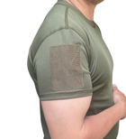 Мужская футболка тактическая M хаки - изображение 9