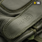 M-Tac рукавички безпалі шкіряні Assault Tactical Mk.1 Olive 2XL - зображення 4