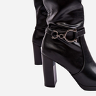 Жіночі чоботи Rahallis 40 Чорні (5905677972917) - зображення 7